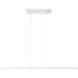 Float LED 48 inch Matte White Pendant Ceiling Light 